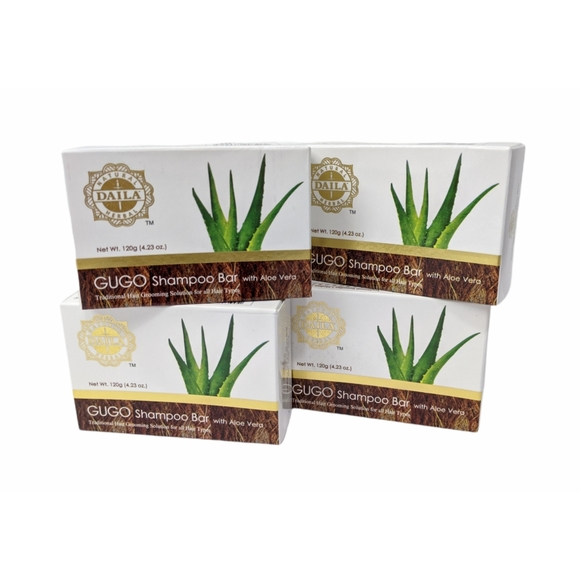 4 Pcs. Daila Herbal Gugo & Aloe Vera Shampoo Bars - Picture 2 of 4